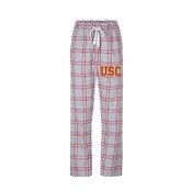 USC Trojans Women's Gray Haley Flannel Pant